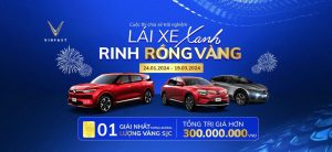 THỂ LỆ CUỘC THI “LÁI XE XANH – RINH RỒNG VÀNG”